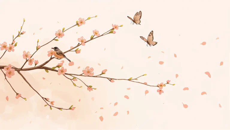 minimal-spring-aesthetic-wallpapers-for-every-device-blossom-wildlife-trio-ipad