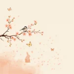 minimal-spring-aesthetic-wallpapers-for-every-device-floating-blossom-branch-cover