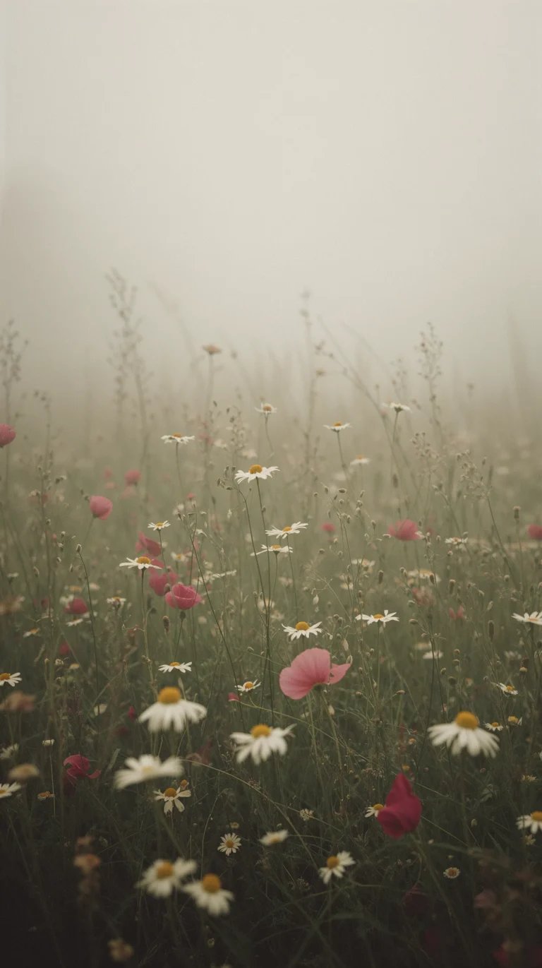 vintage-meadow-wildflower-wallpapers-free-download-misty-morning-meadow-phone