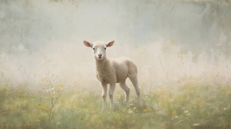 vintage-spring-painting-wallpapers-lamb-meadow-pastel-4k-laptop
