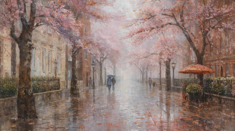 vintage-spring-painting-wallpapers-rainy-cobblestone-street-4k-laptop