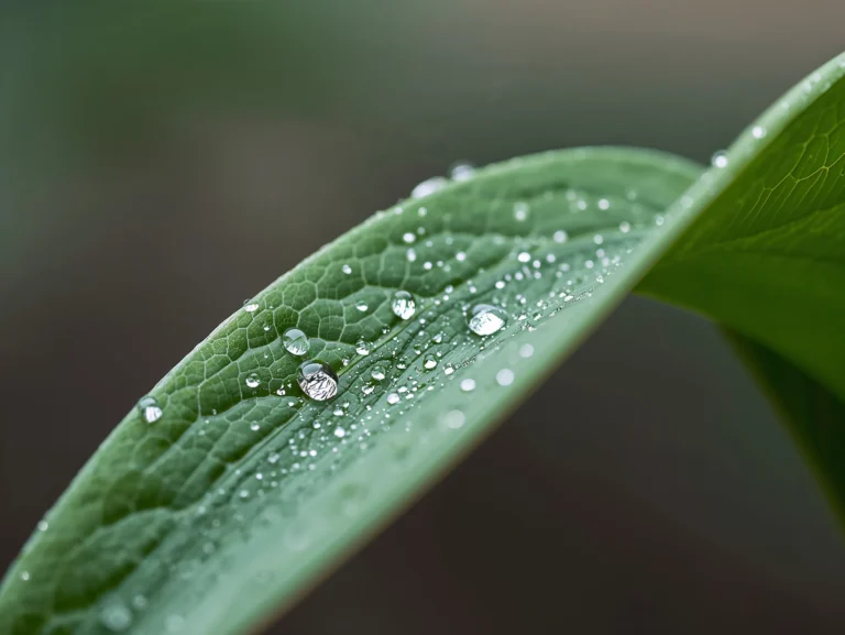 aesthetic-tablet-wallpaper-leaf-water-drops-macro