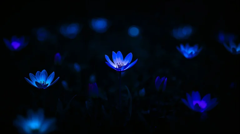 black-night-garden-moonlight-spring-wallpapers-glowing-flowers-desktop-4k