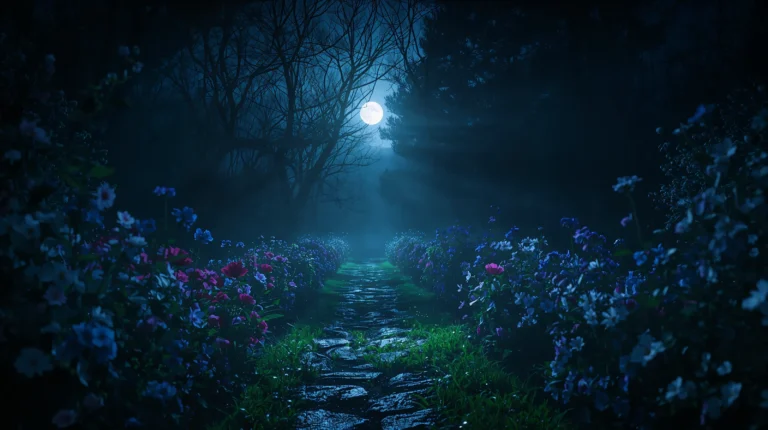 black-night-garden-moonlight-spring-wallpapers-night-garden-path-laptop-4k