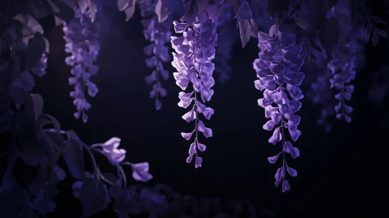 black-night-garden-moonlight-spring-wallpapers-wisteria-flowers-laptop-4k