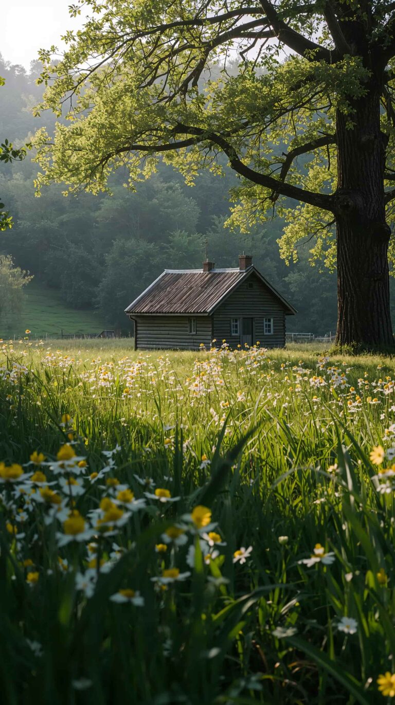 cozy-spring-countryside-cottage-wallpapers-spring-meadow-rustic-cottage-phone