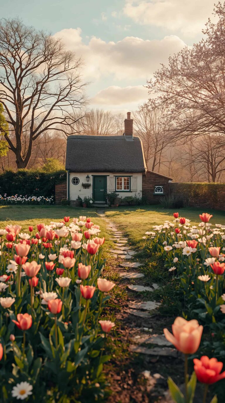 cozy-spring-countryside-cottage-wallpapers-streamside-cottage-spring-phone