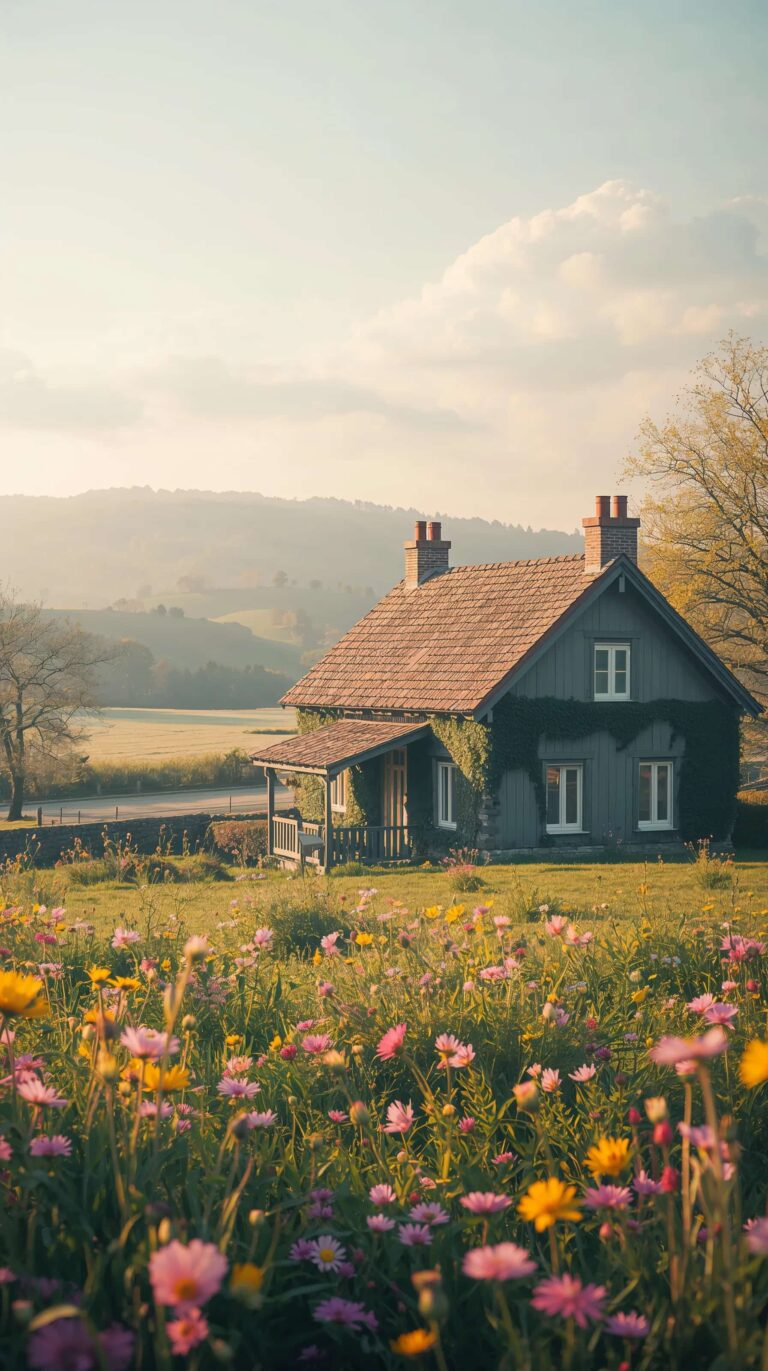 cozy-spring-countryside-cottage-wallpapers-wildflower-meadow-cottage-phone
