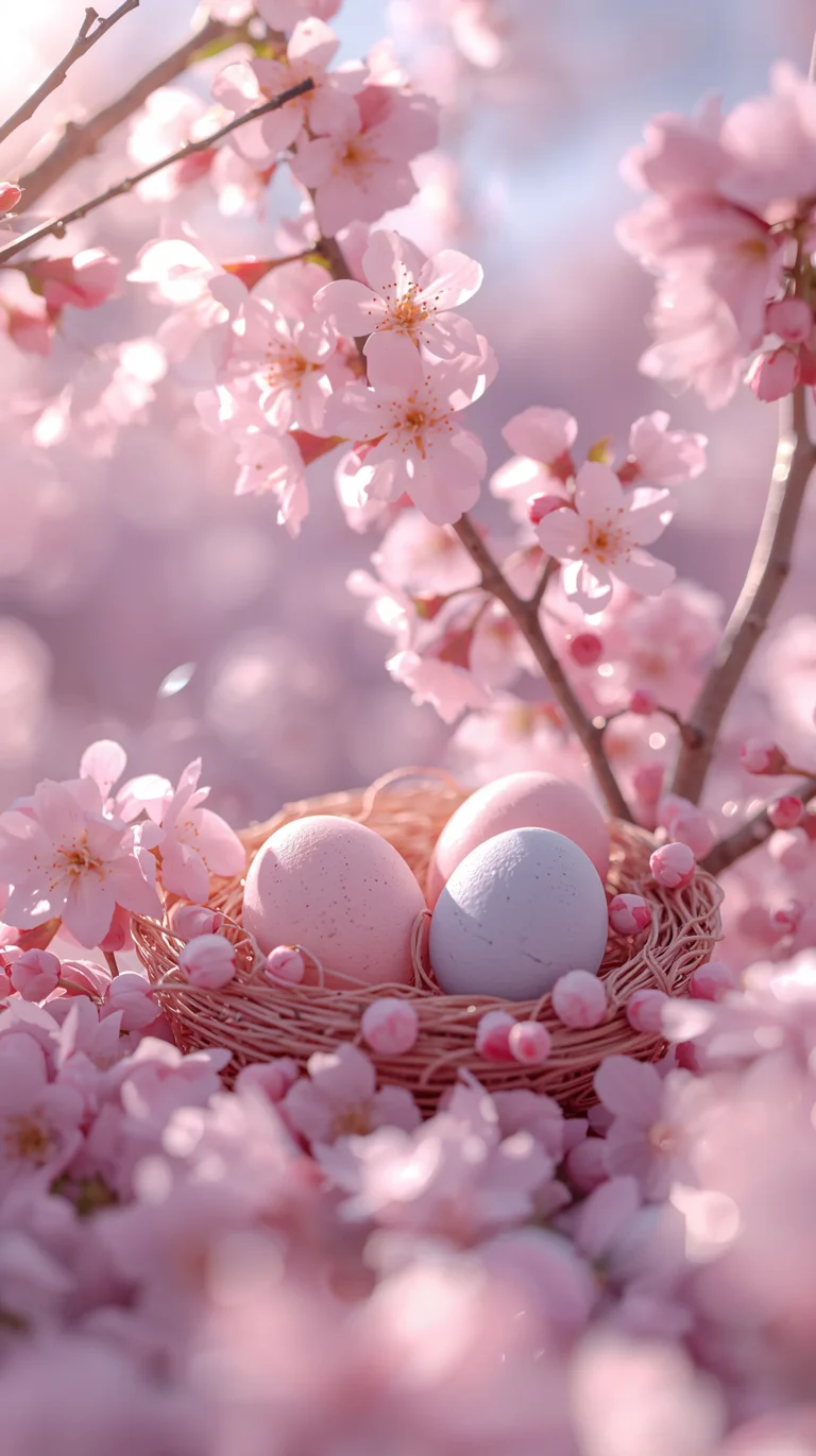 cute-easter-egg-phone-wallpapers-cherry-blossom-spring-phone