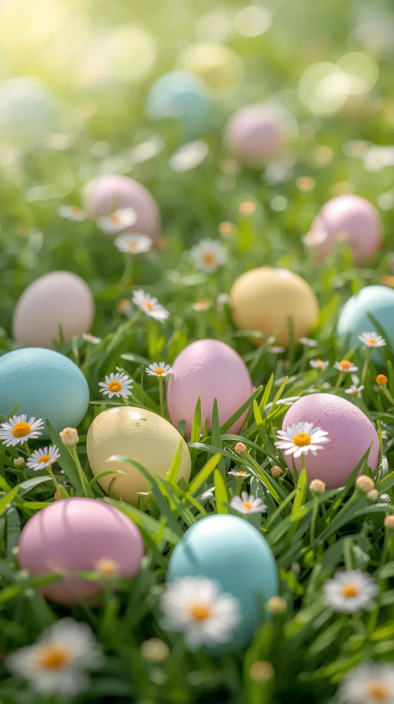cute-easter-egg-phone-wallpapers-pastel-spring-grass-eggs