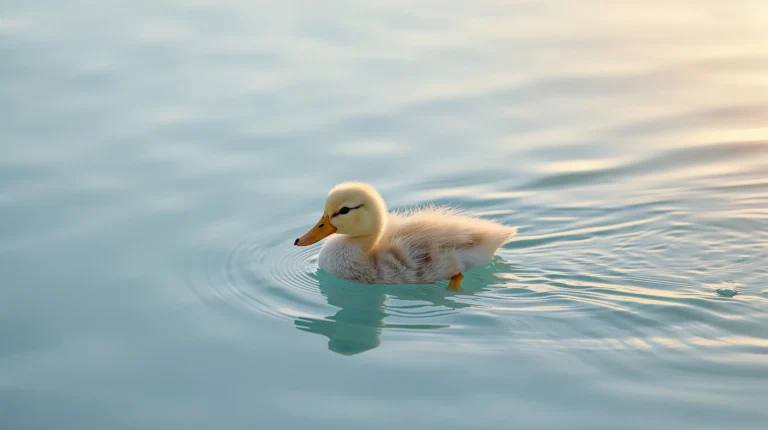 cute-wallpapers-for-laptop-baby-duck-water-pastel-4k