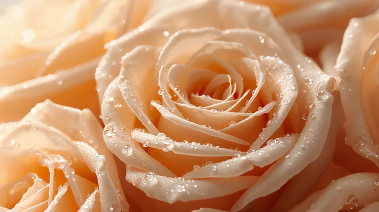 cute-wallpapers-for-laptop-beige-roses-dewdrops-4k