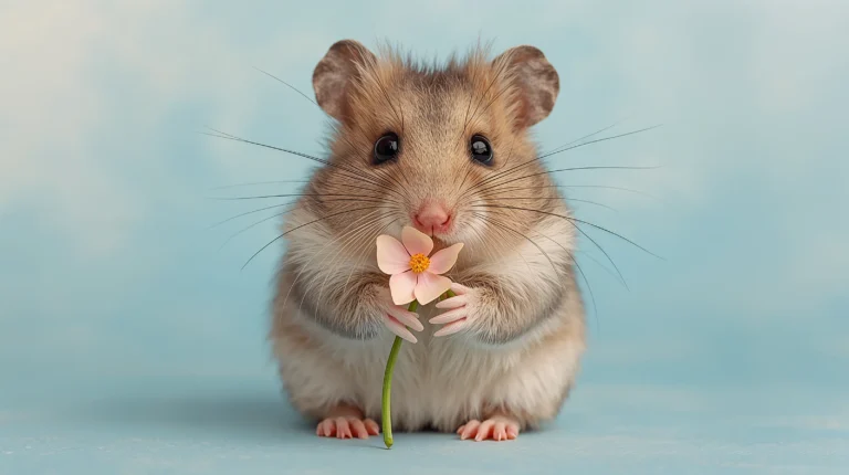 cute-wallpapers-for-laptop-hamster-flower-macro-4k