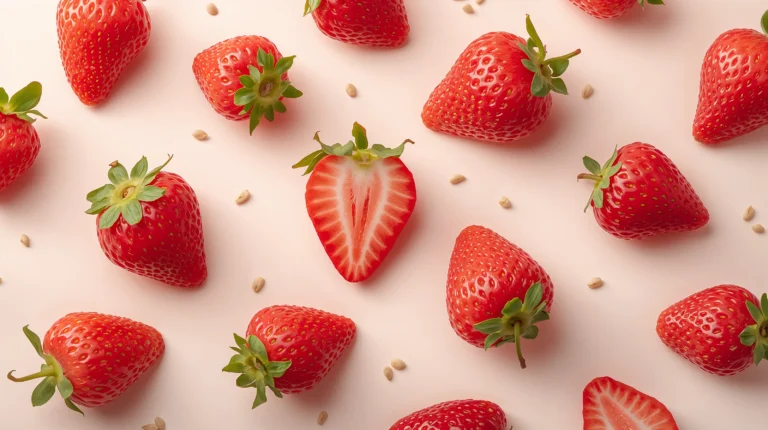 cute-wallpapers-for-laptop-strawberries-cream-pastel-4k