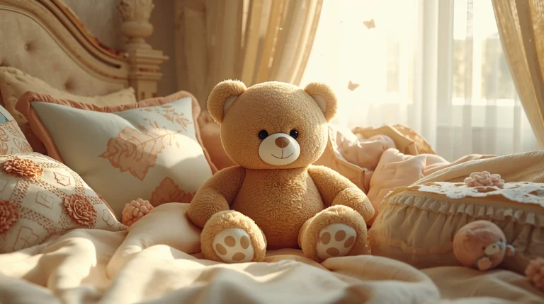 cute-wallpapers-for-laptop-teddy-bear-cozy-bed-4k