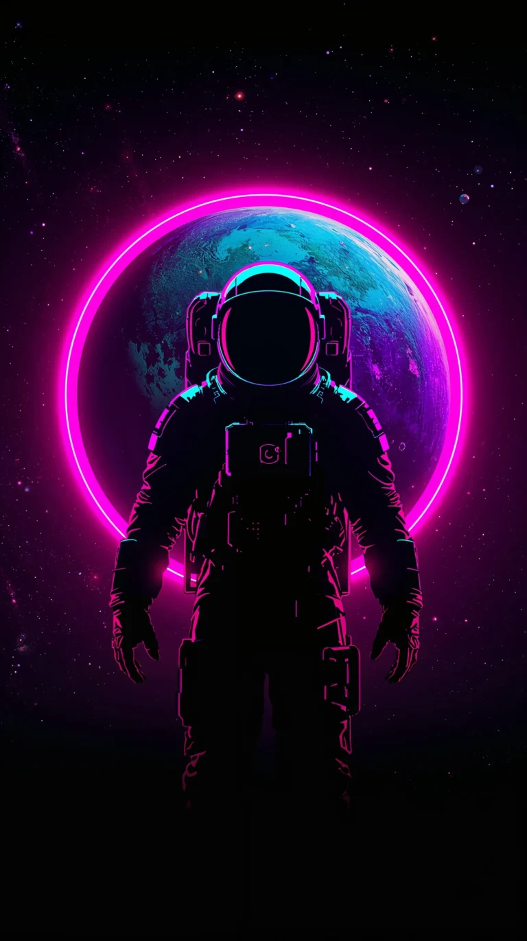 cyberpunk-space-wallpapers-4k-astronaut-neon-planet-phone