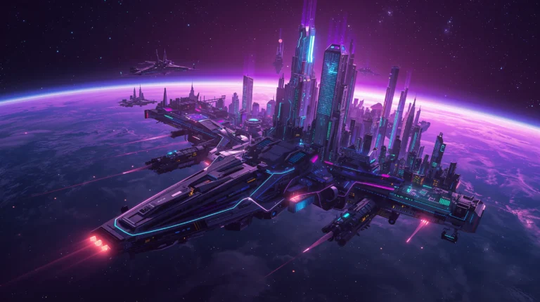 cyberpunk-space-wallpapers-4k-floating-space-city-laptop