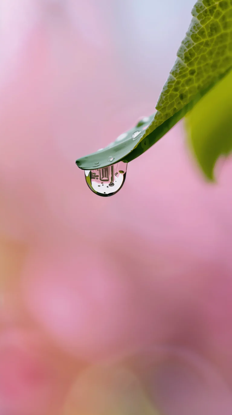 fresh-green-leaves-phone-wallpapers-leaf-water-drop-closeup