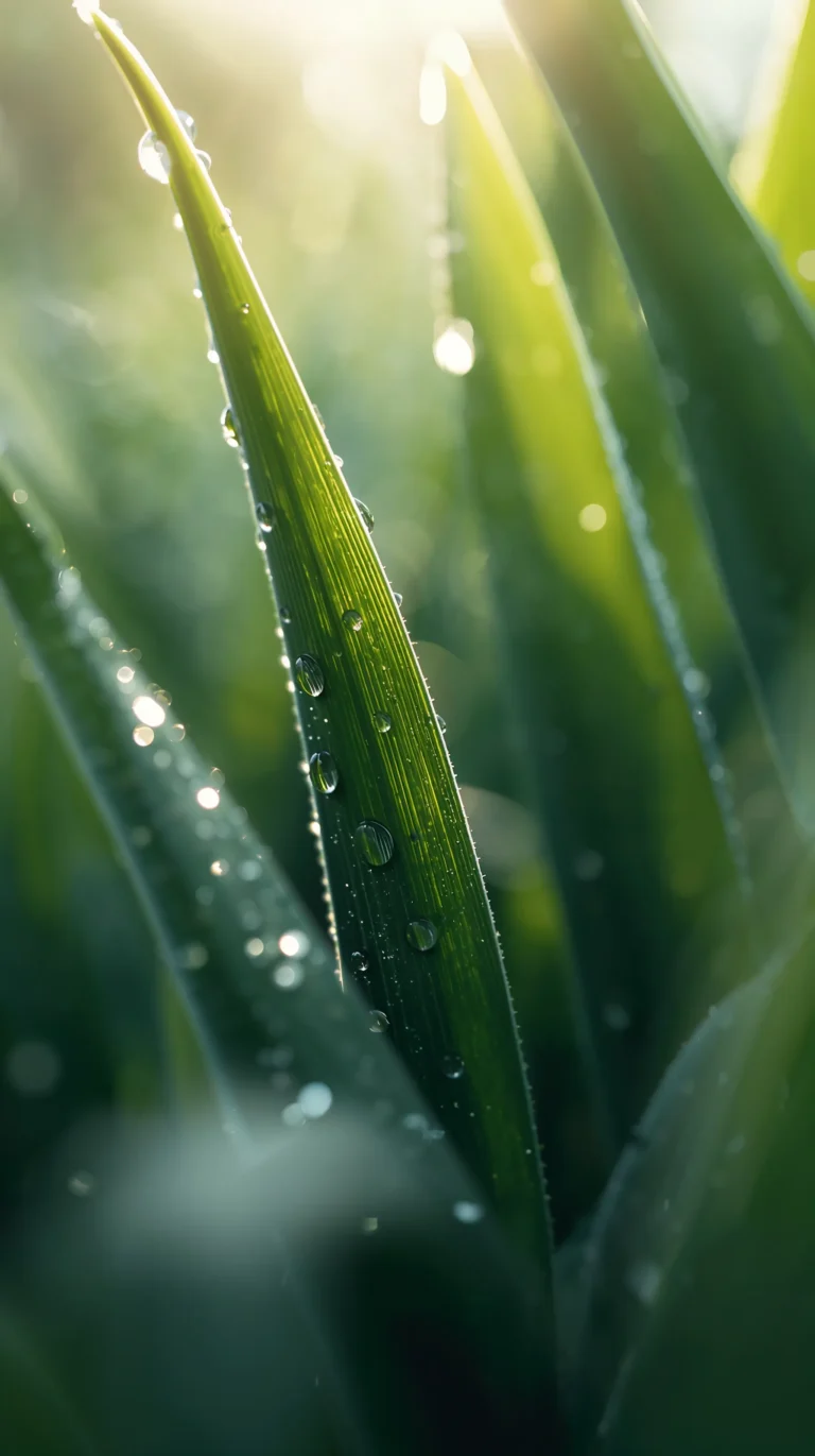 fresh-green-leaves-phone-wallpapers-macro-spring-leaf-water-droplets