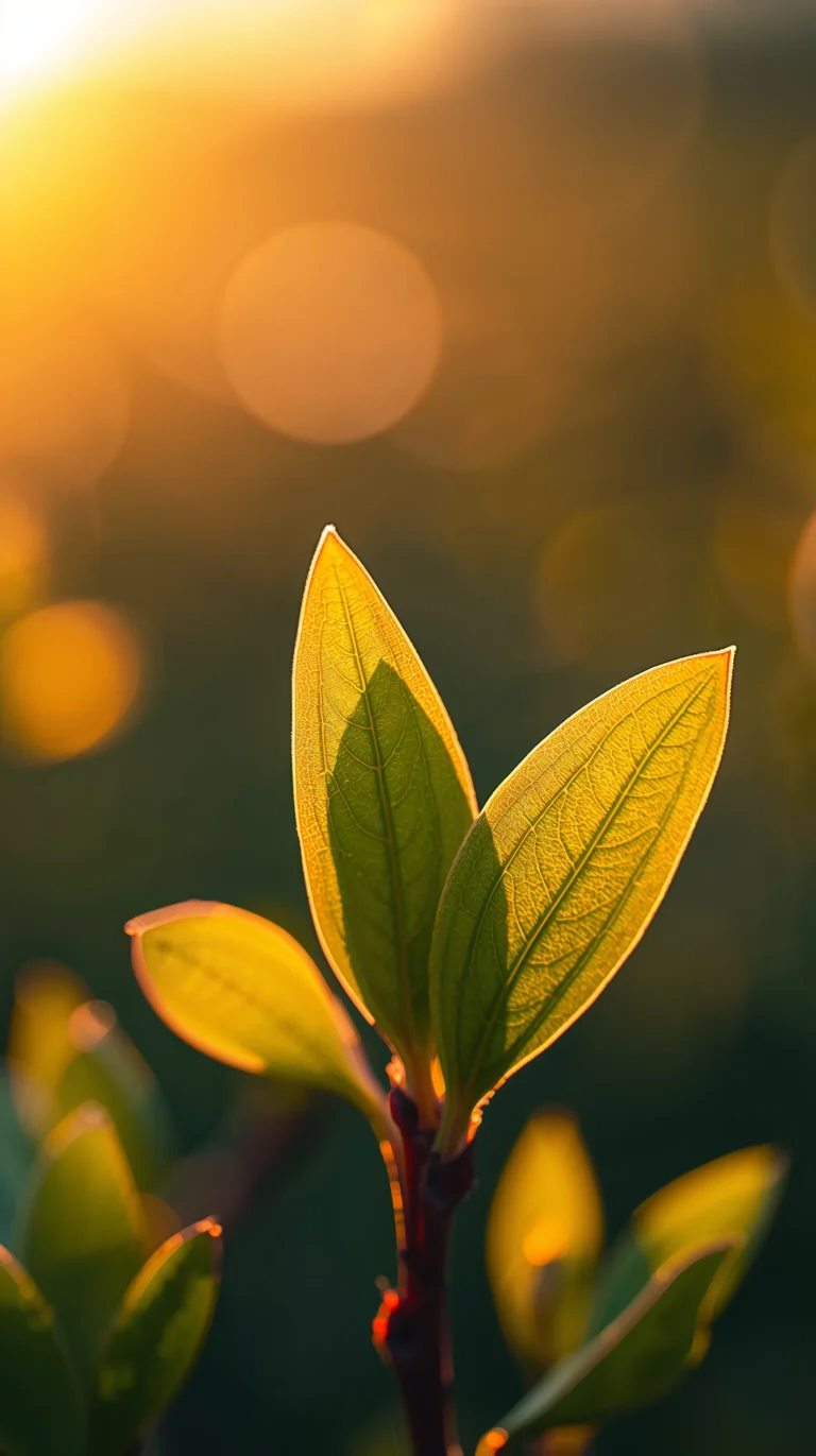 fresh-green-leaves-phone-wallpapers-sunlight-through-leaf-veins