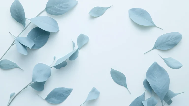 minimal-botanical-laptop-wallpapers-sky-blue-botanical-leaves