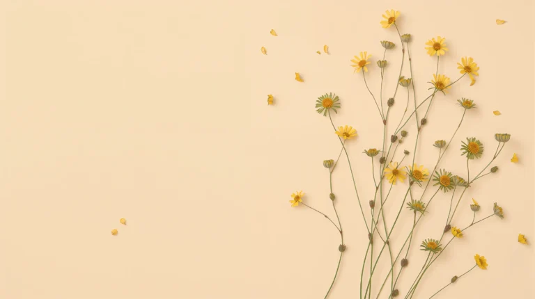 minimal-botanical-laptop-wallpapers-yellow-wildflowers