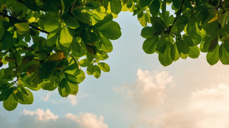 spring-awakening-aesthetic-laptop-wallpapers-leaf-canopy-sky-4k