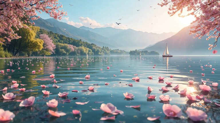 spring-awakening-aesthetic-laptop-wallpapers-serene-spring-lake-4k