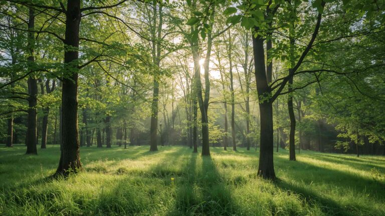 spring-awakening-aesthetic-laptop-wallpapers-sunlit-green-forest-4k