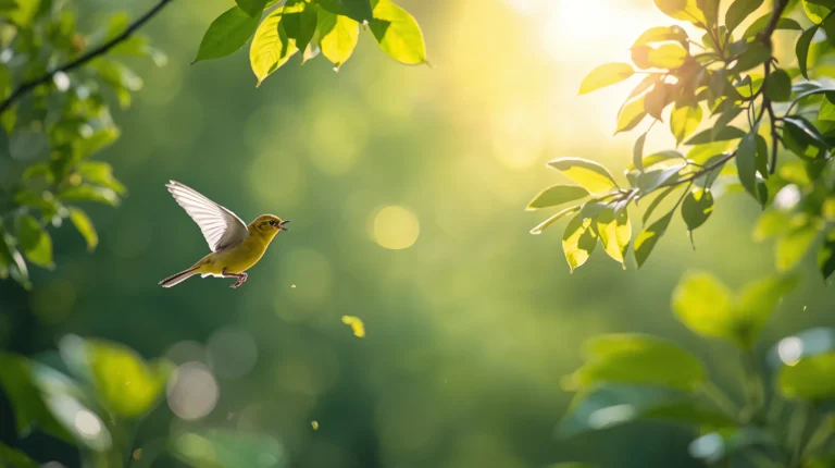 spring-bird-aesthetic-wallpapers-yellow-bird-flight-laptop