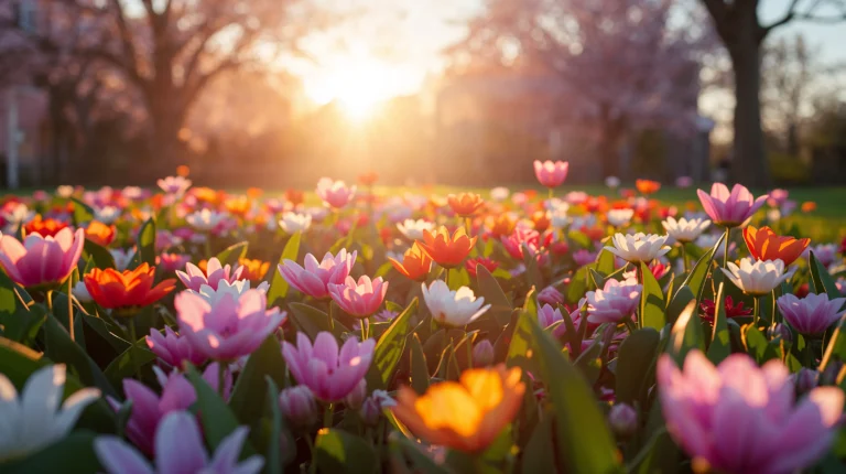 spring-garden-aesthetic-wallpapers-4k-golden-hour-bloom-laptop