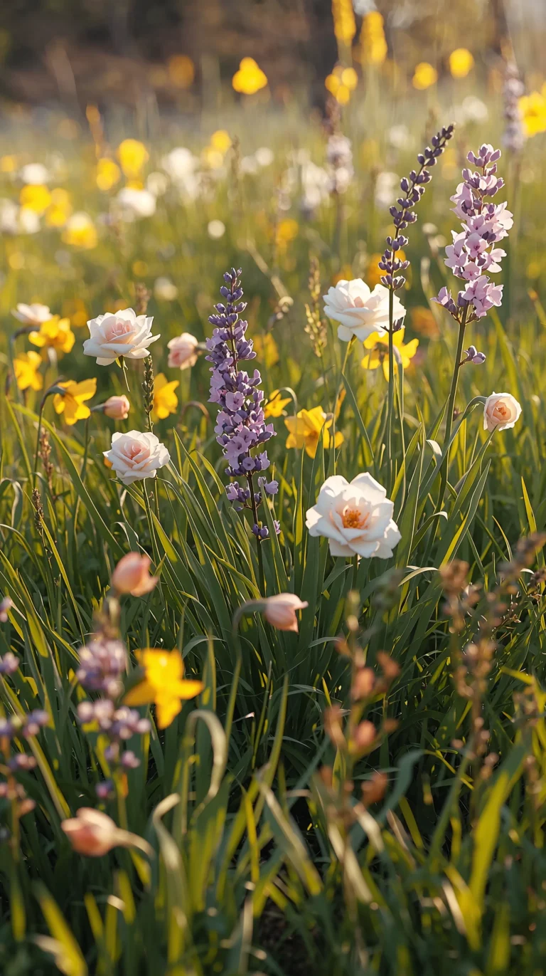 spring-garden-aesthetic-wallpapers-4k-wildflower-meadow-phone