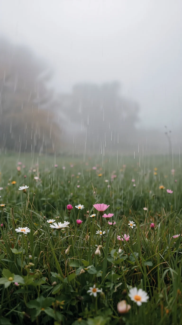 spring-rain-aesthetic-wallpapers-rainy-spring-meadow-wildflowers-phone