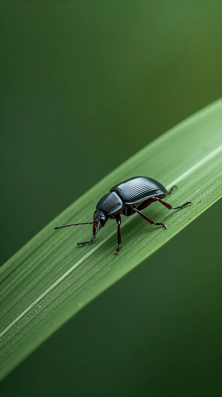 unique-macro-texture-wallpapers-beetle-green-shell-leaf-bokeh-4k