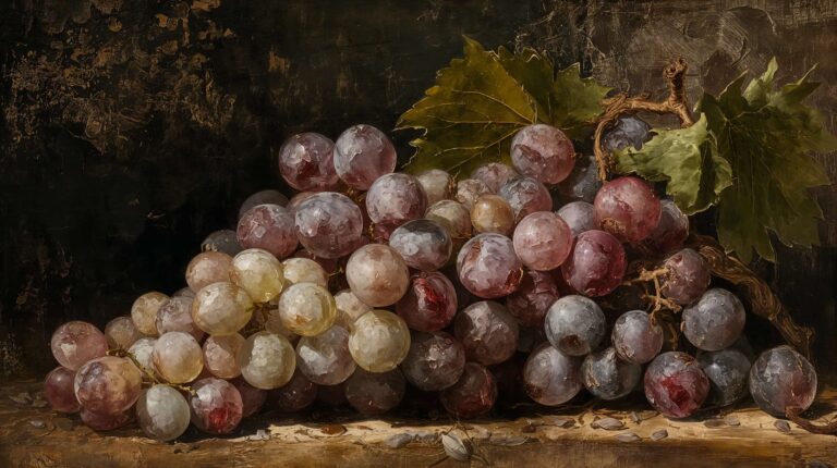 vintage-still-life-painting-wallpapers-macro-grapes-translucent-baroque-4k-laptop