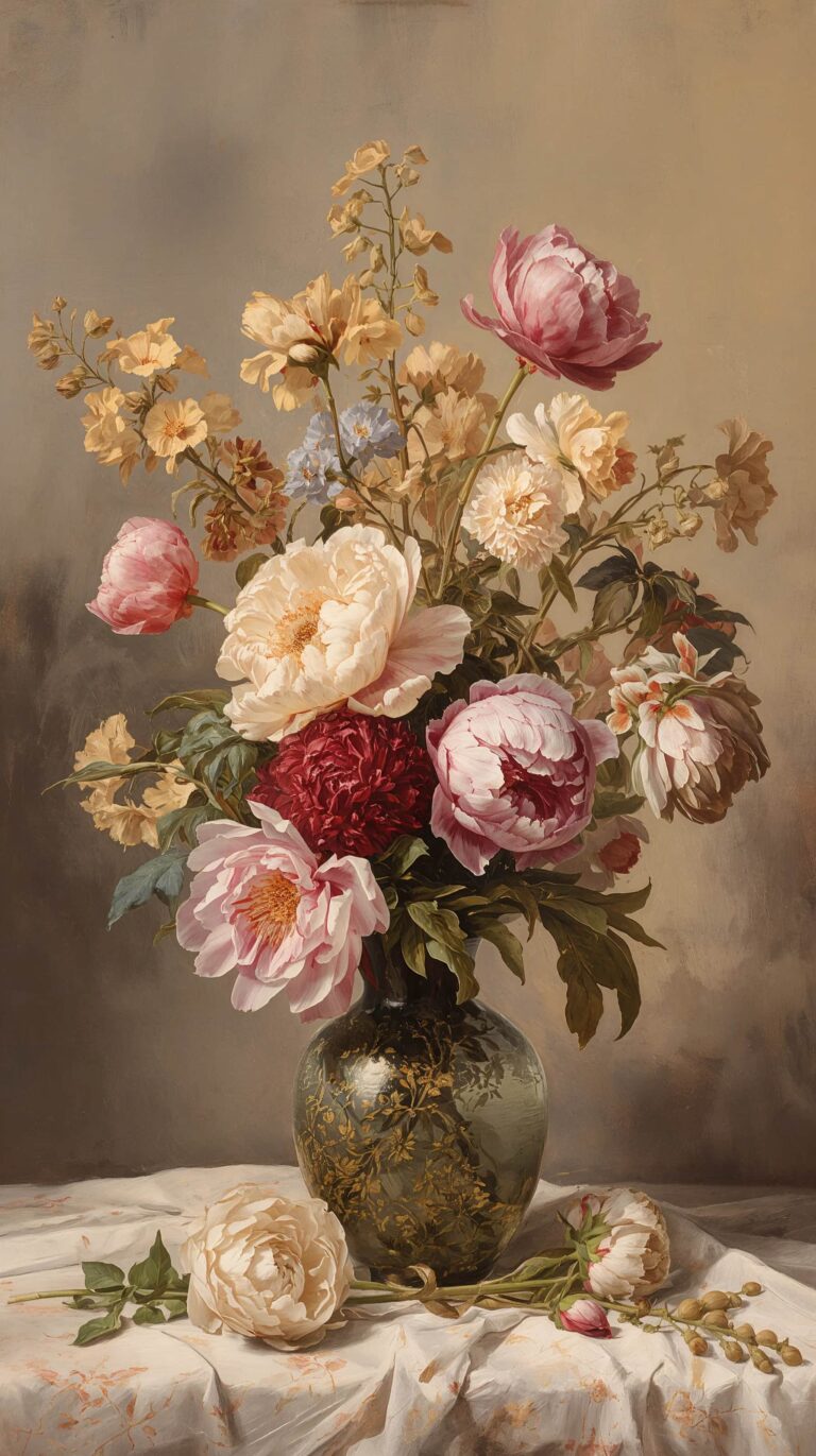 vintage-still-life-painting-wallpapers-pastel-tulips-peonies-light-aesthetic-4k-phone
