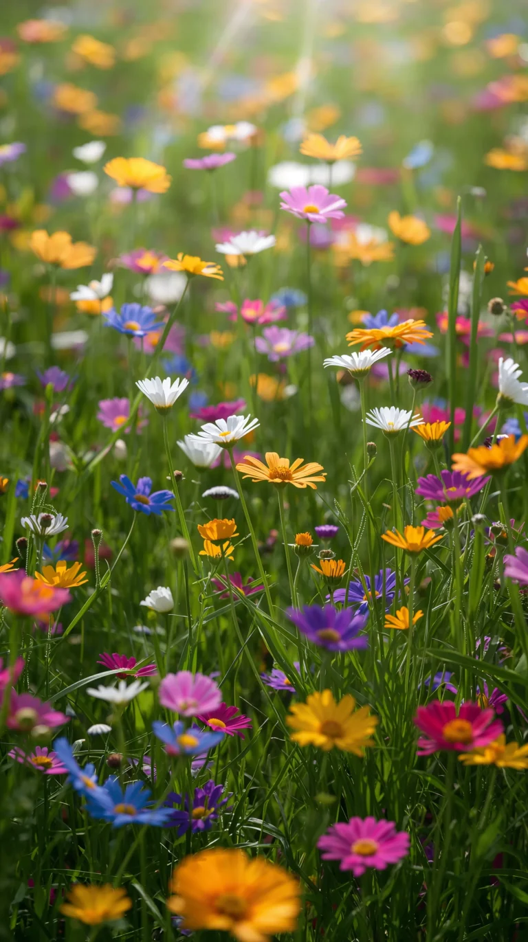 aesthetic-summer-flower-wallpapers-4k-colorful-flower-meadow-phone
