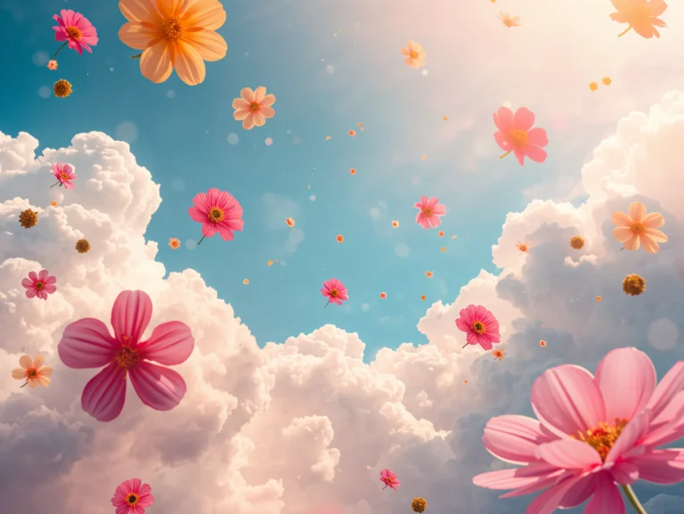 aesthetic-summer-flower-wallpapers-4k-floating-flowers-sky-ipad
