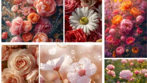 aesthetic summer flower wallpapers collage wallpaperinspo.com