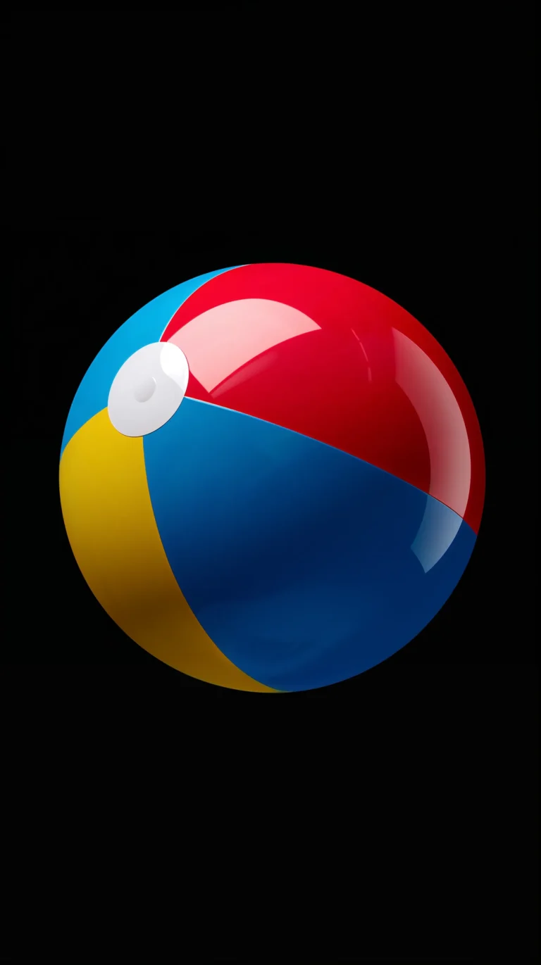 black-summer-wallpapers-aesthetic-beach-ball-phone