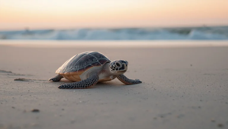 cute-animal-summer-wallpapers-baby-turtle-beach-laptop