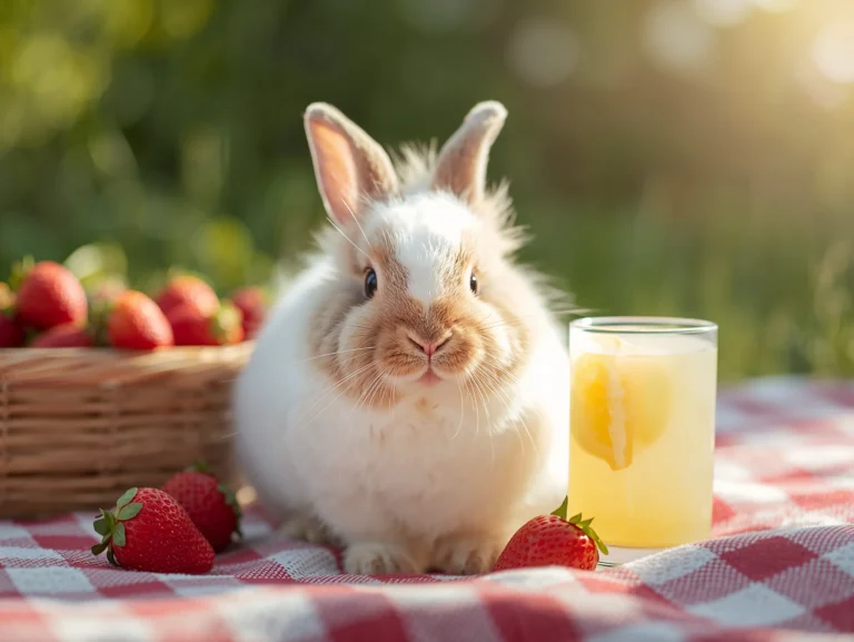 cute-animal-summer-wallpapers-bunny-picnic-ipad