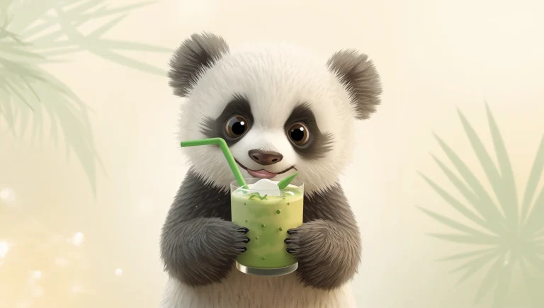cute-animal-summer-wallpapers-polar-bear-lemonade-laptop