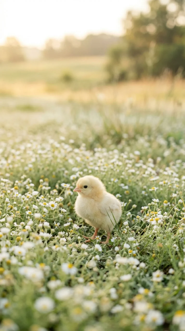 cute-cozy-wallpapers-for-phone-baby-chick-flowers