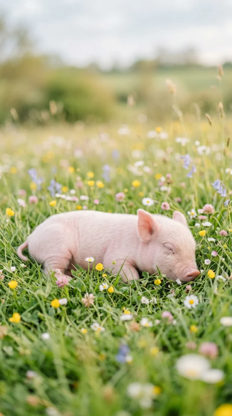 cute-cozy-wallpapers-for-phone-piglet-flower-field
