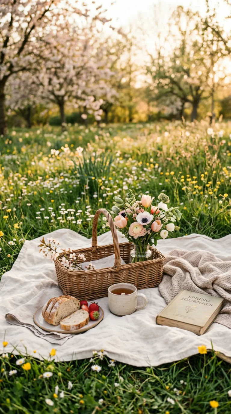 cute-cozy-wallpapers-for-phone-spring-picnic