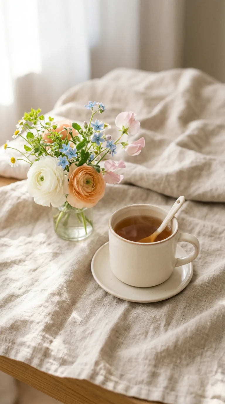cute-cozy-wallpapers-for-phone-tea-flowers-linen