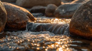 golden-hour-spring-wallpapers-spring-water-rocks-light-4k-laptop