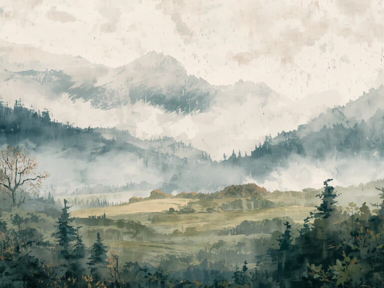 spring-mountain-painting-wallpapers-4k-rainy-misty-mountains-ipad