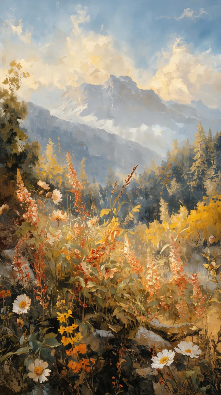 spring-mountain-painting-wallpapers-4k-soft-pastel-valley-phone